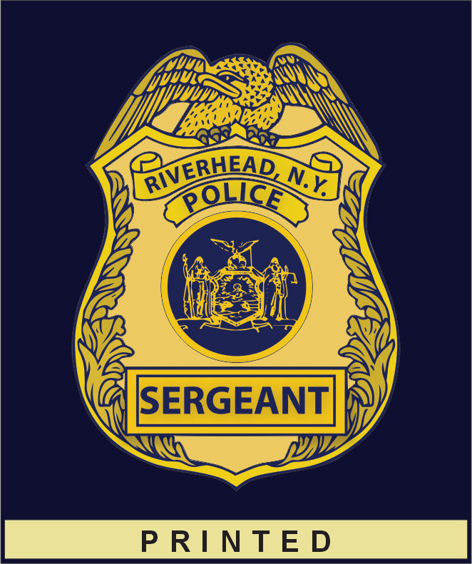 Riverhead Sergeant Shield - Men's Longsleeve Performance Polo