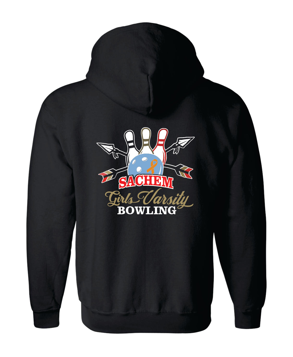 SGVB Full Zip Hooded Printed Sweatshirt