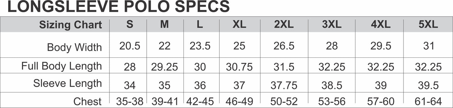 NYS Track Officials Men's Embroidered Longsleeve Performance Polo