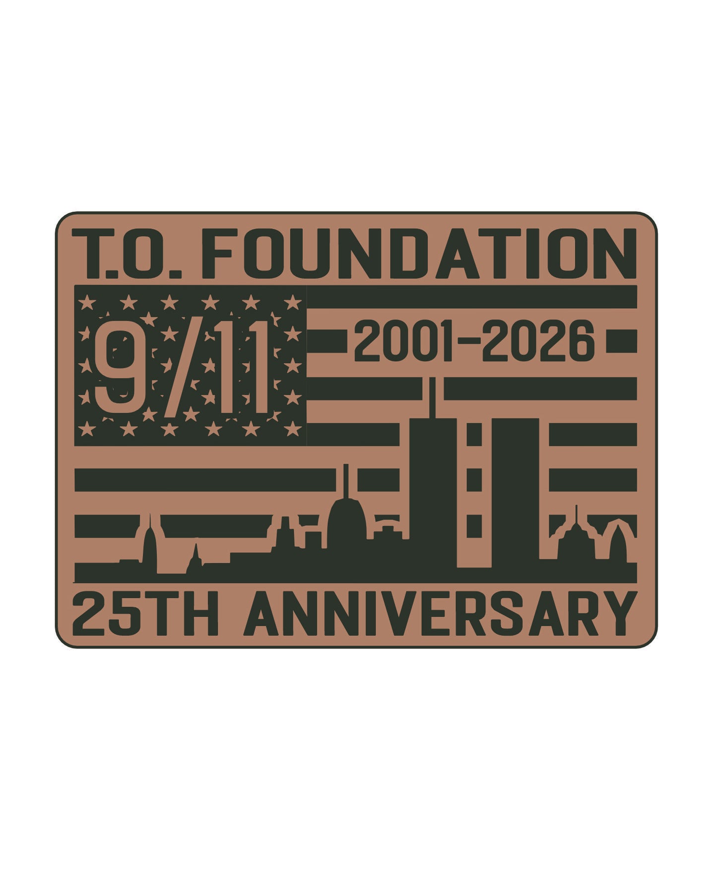 TOFF 911 Annversary Engraved Patch Hat