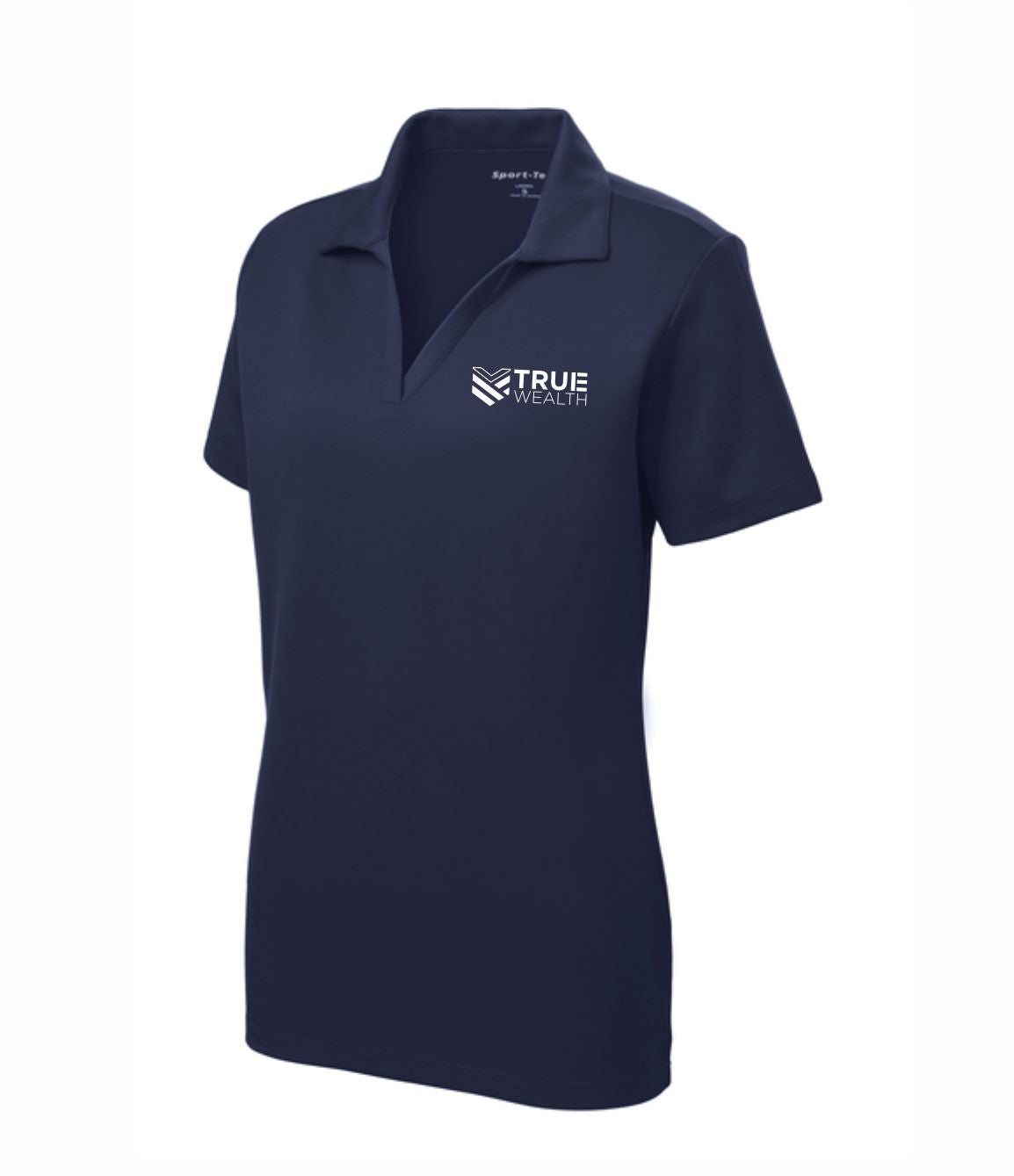 True Wealth Women's Embroidered Polo