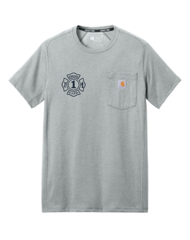 CI FIRE Carhartt Force® Short Sleeve PRINTED Pocket T-Shirt