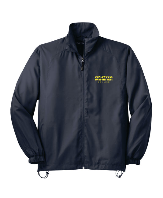 Comsewogue Ward Melville Bowling Unisex Full-Zip Printed Wind Jacket
