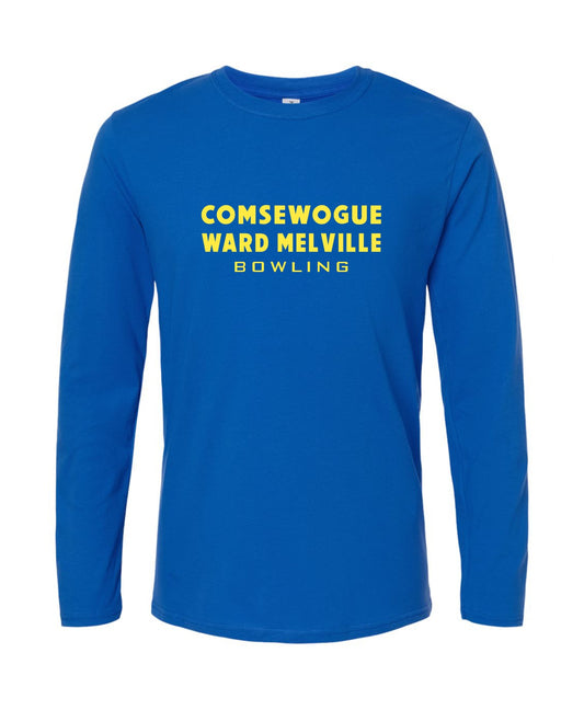 Comsewogue Ward Melville Bowling Longsleeve Softstyle Printed Tee