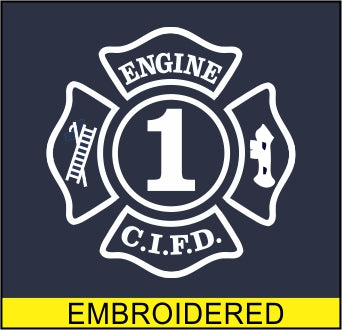 CI FIRE Champion® Powerblend® Full-Zip EMBROIDERED Hoodie