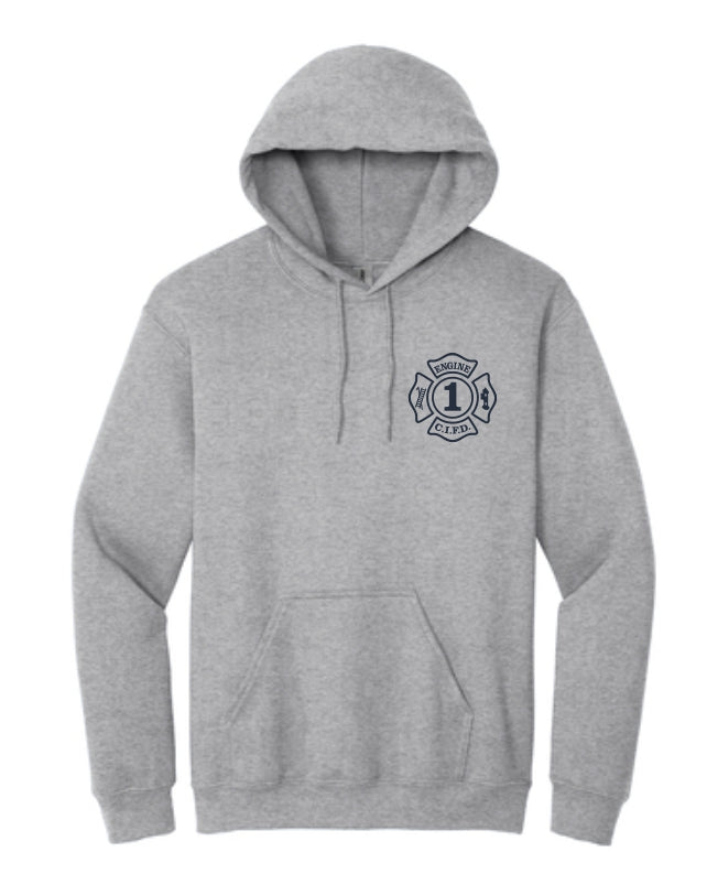 CI FIRE Heavy Blend™ PRINTED Hooded Sweatshirt