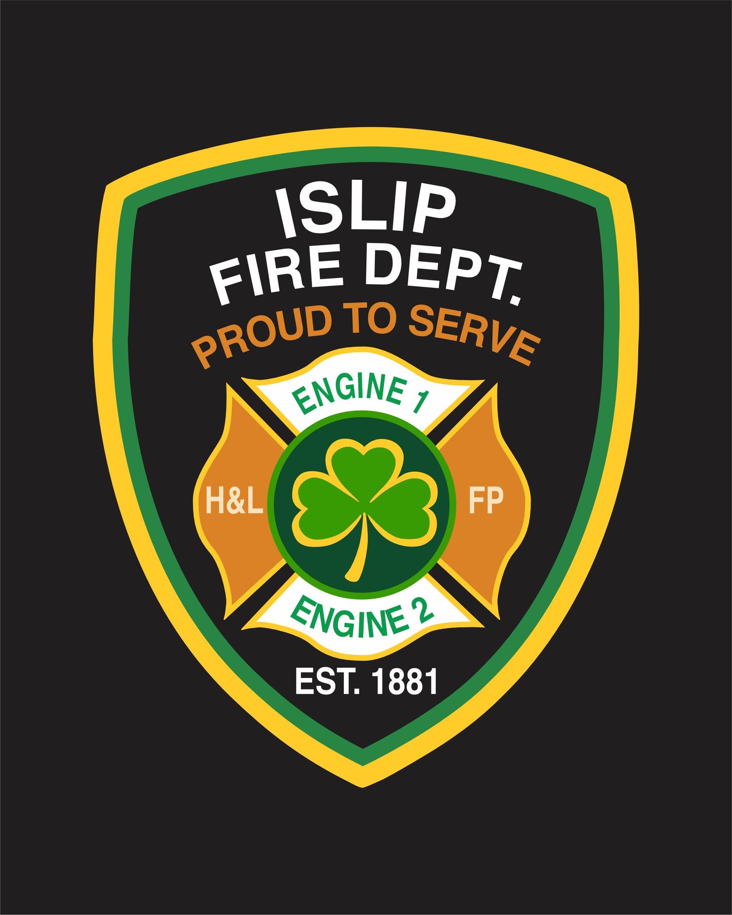 Islip Fire St Patricks Day Longsleeve Tee