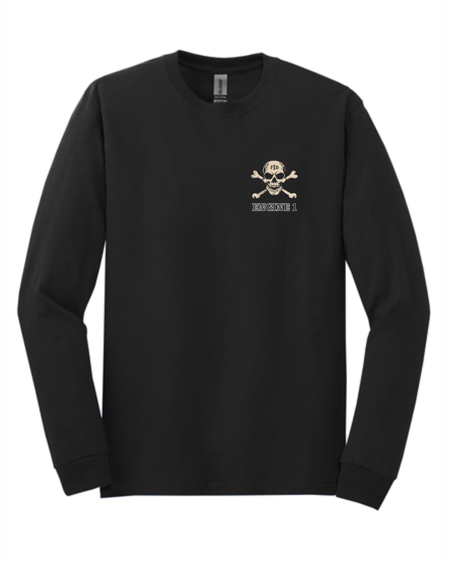 ENGINE 1 Printed SKULL Long sleeve Tee