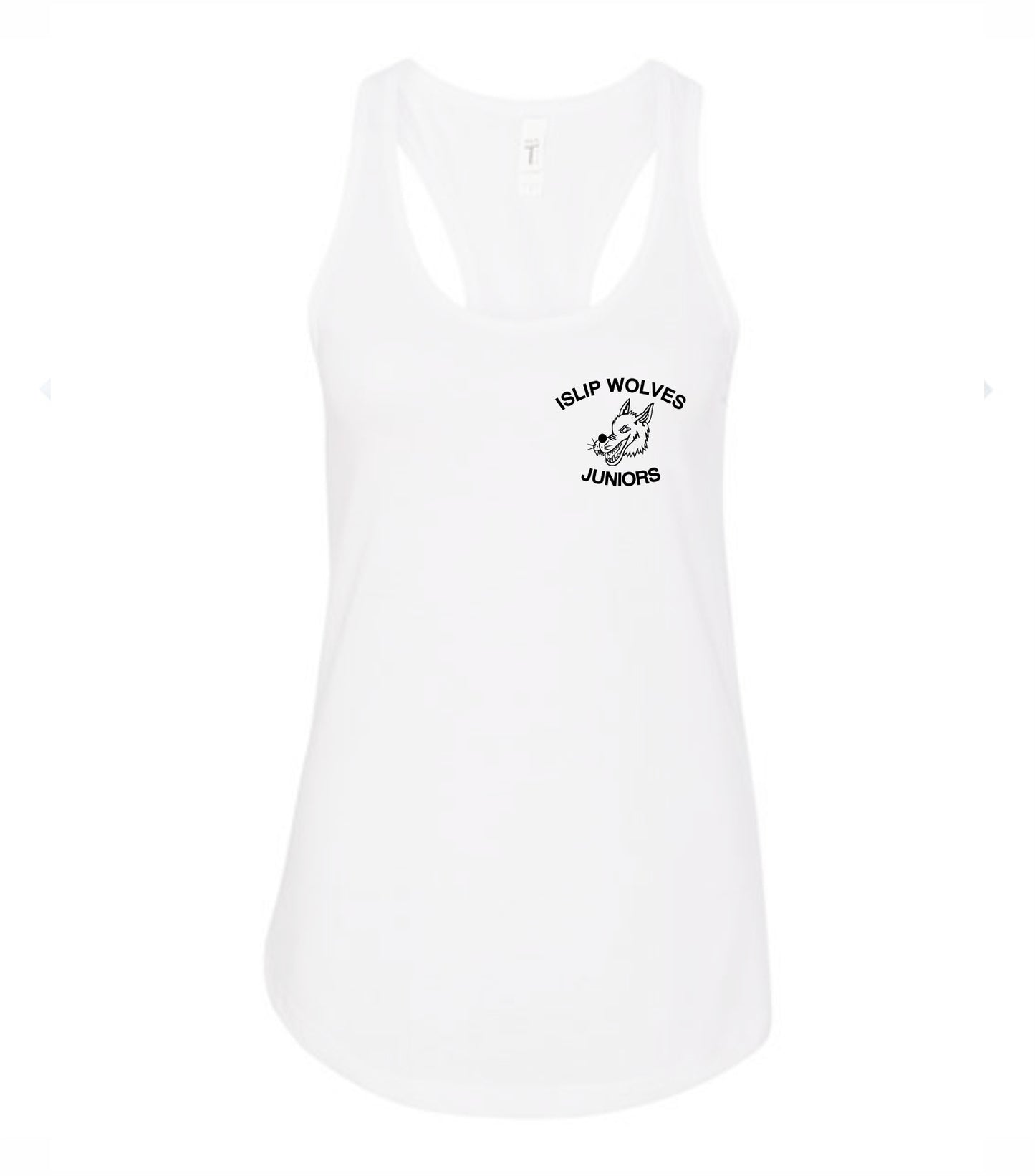 Jr Wolves Left Chest Logo Women's Racerback tank