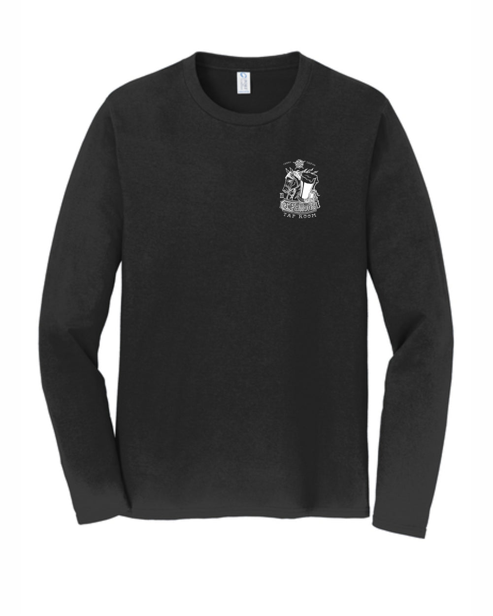 J Fallon's Horse Design Longsleeve Tee Front Print