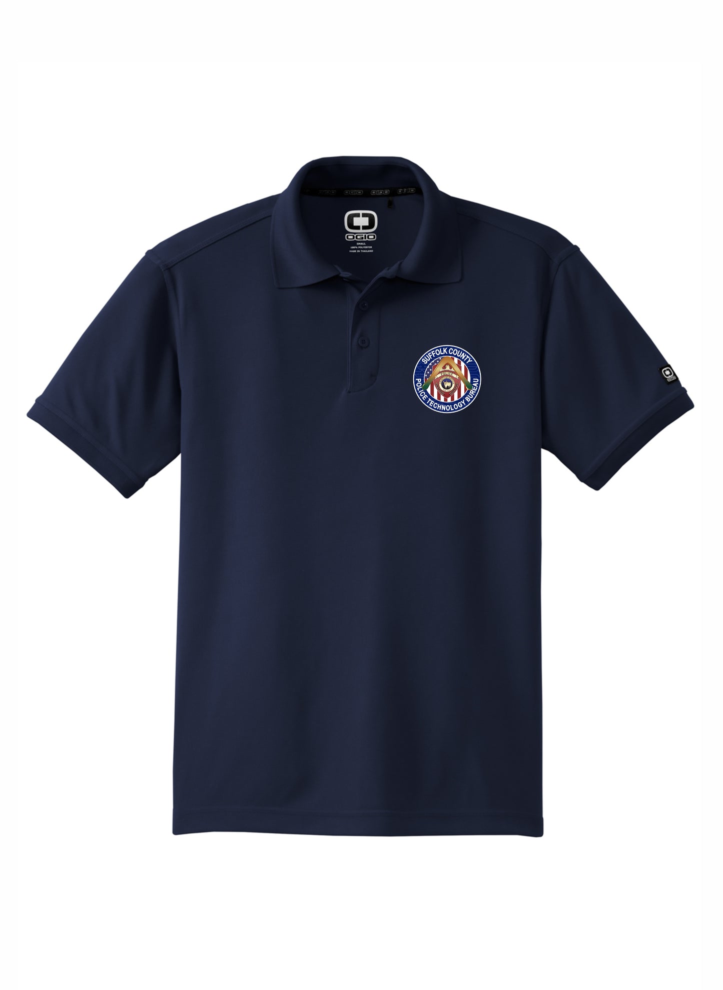 SCPD Full Color Badge High Caliber PRINTED Polo