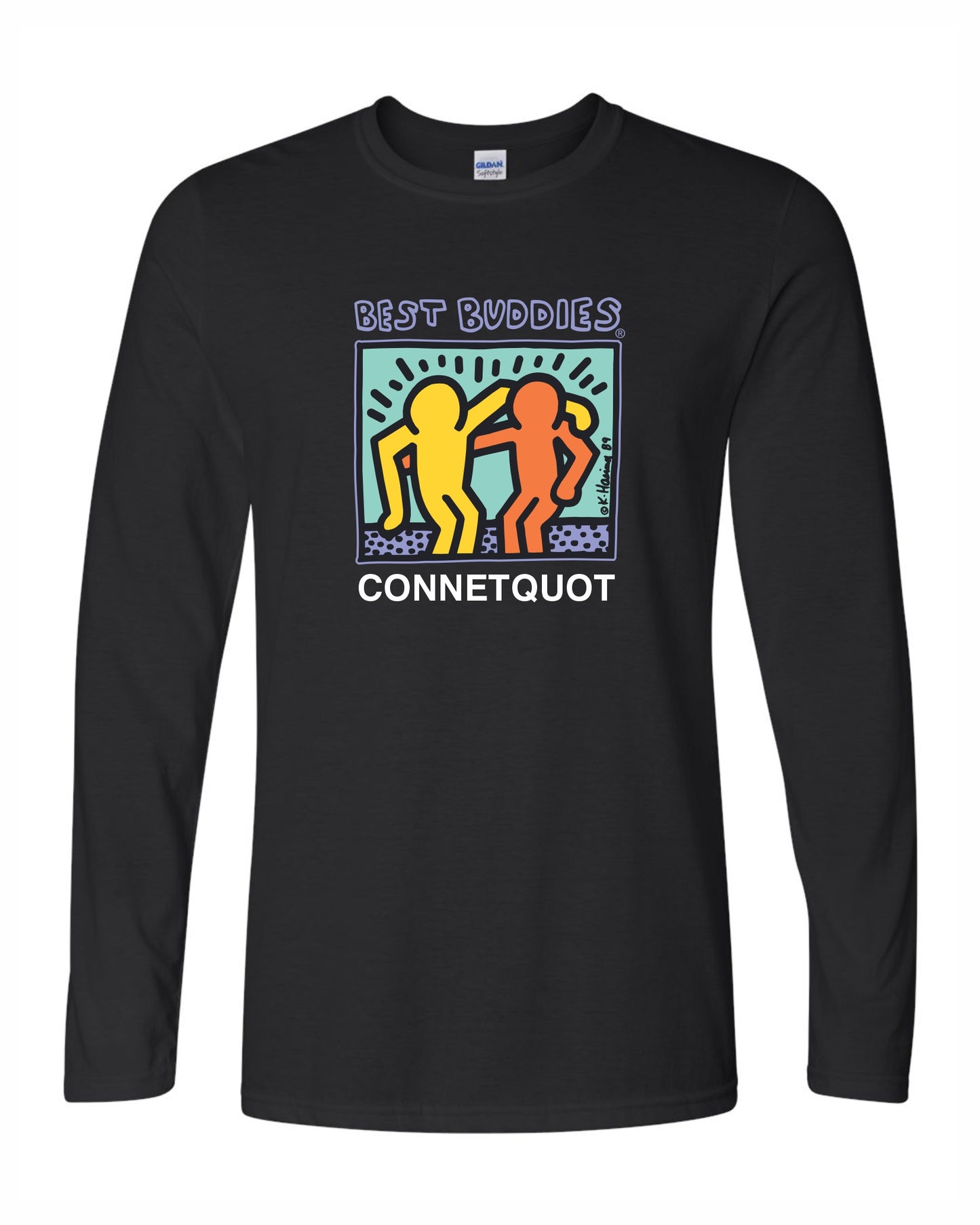 Best Buddies Long Sleeve Printed Tee Full Color Print