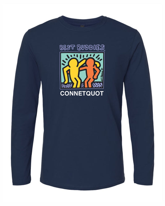 Best Buddies Long Sleeve Printed Tee Full Color Print