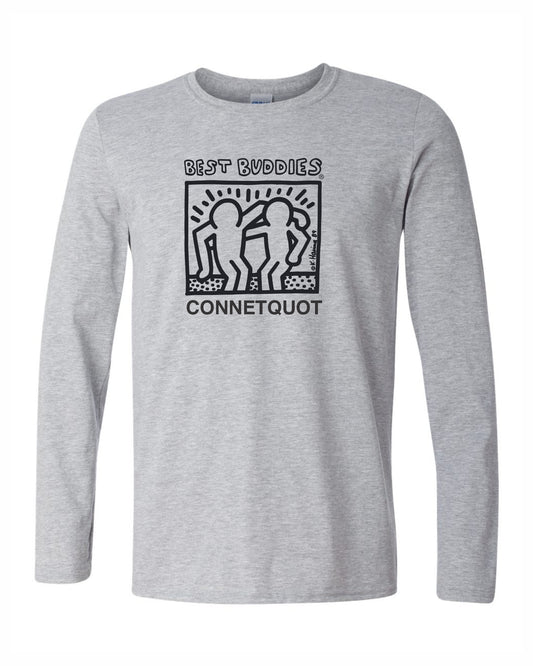 Best Buddies Long Sleeve Printed Tee One Color Print
