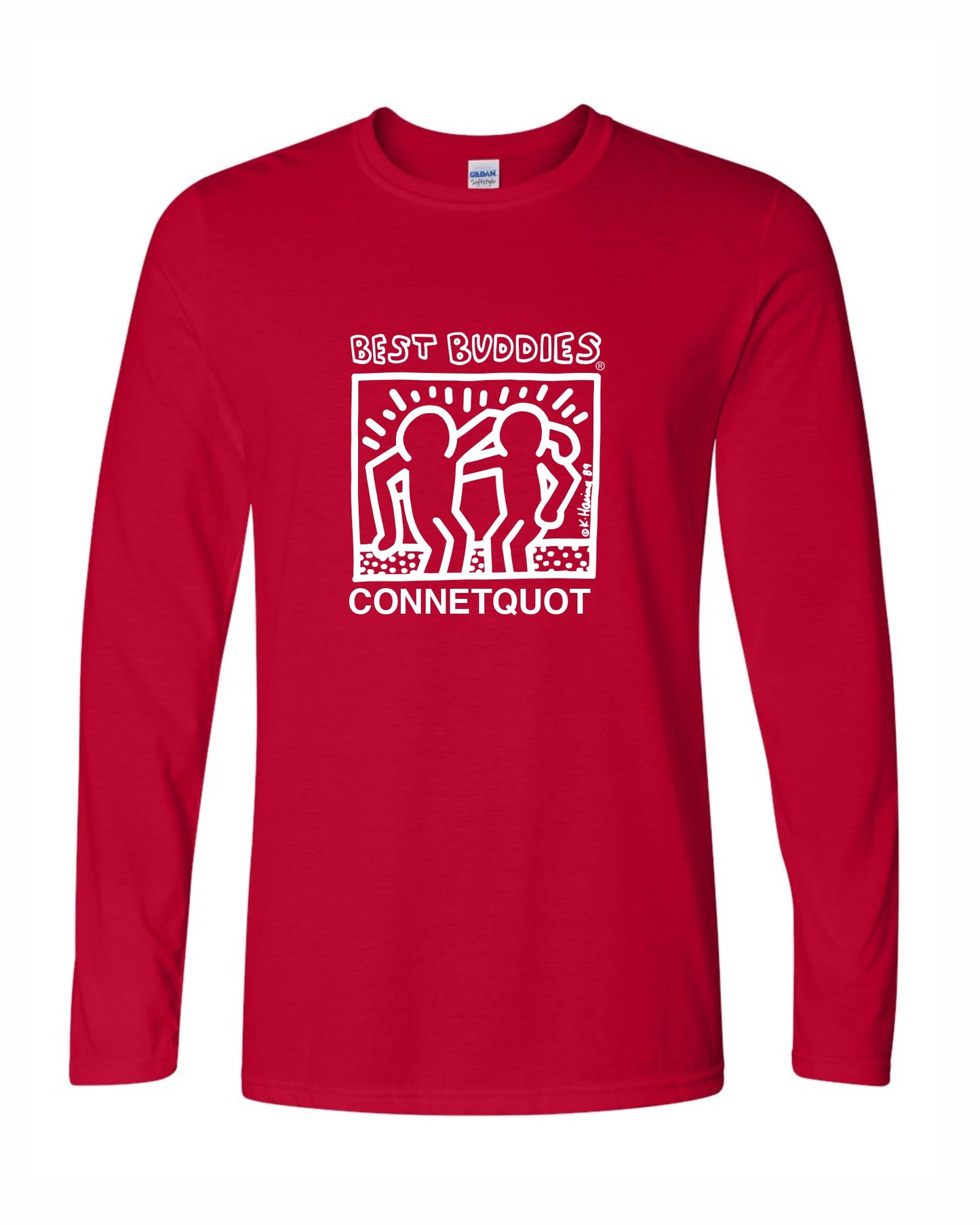 Best Buddies Long Sleeve Printed Tee One Color Print