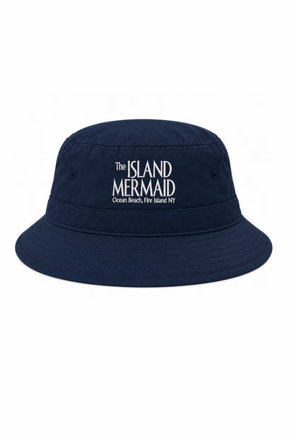 Island Mermaid Embroidered Bucket Hat
