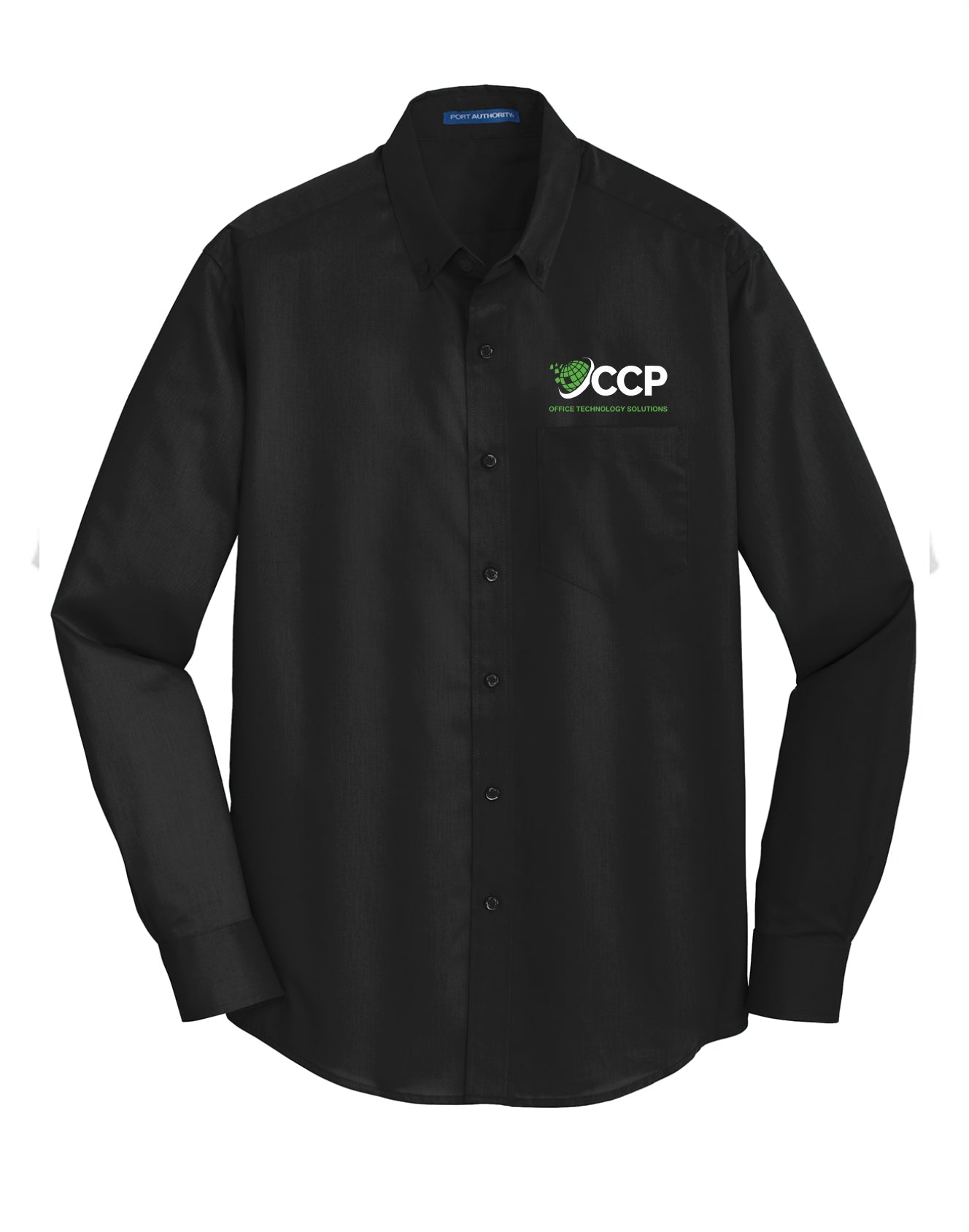 CCP Button Down Embroidered Twill Shirt