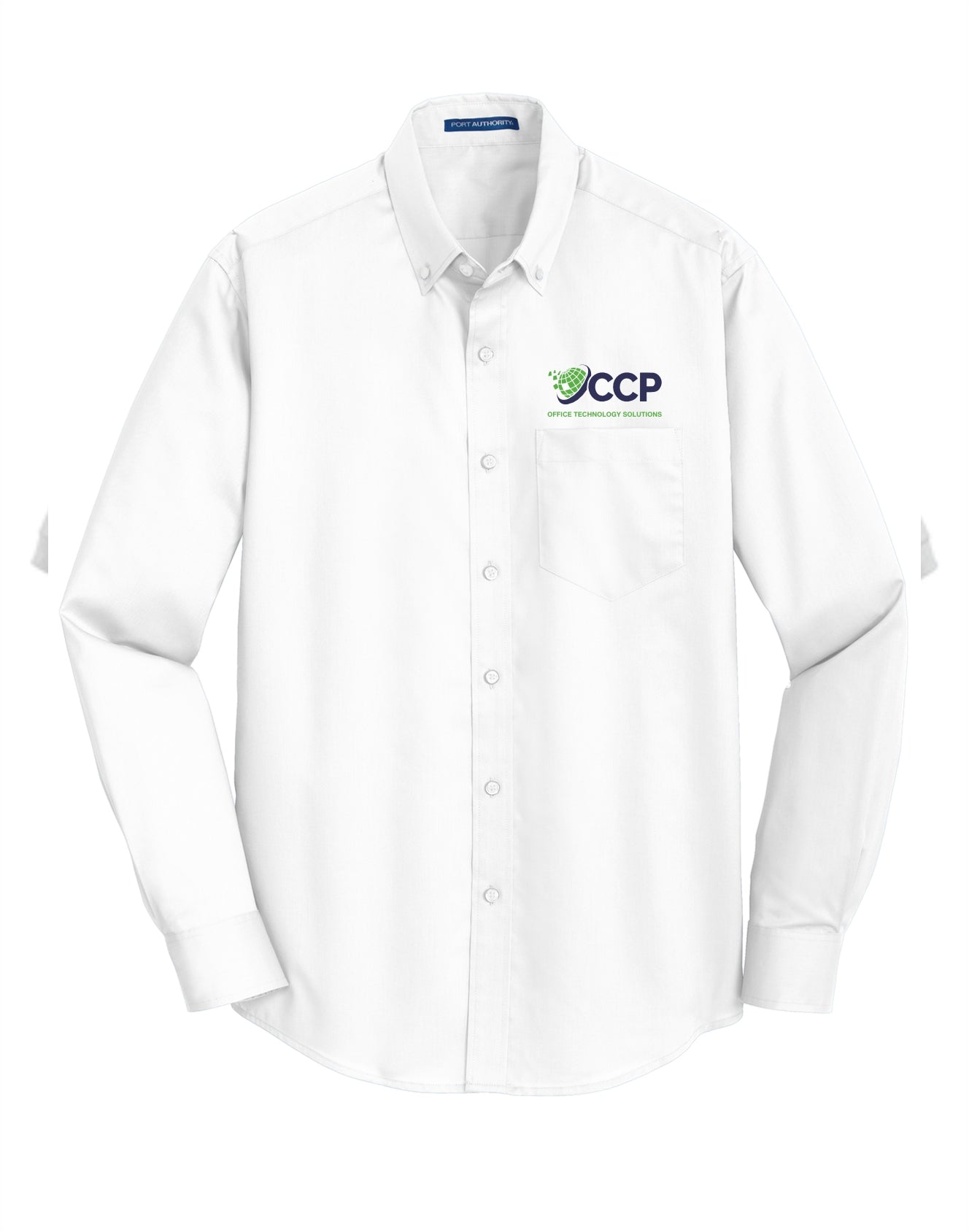 CCP Button Down Embroidered Twill Shirt