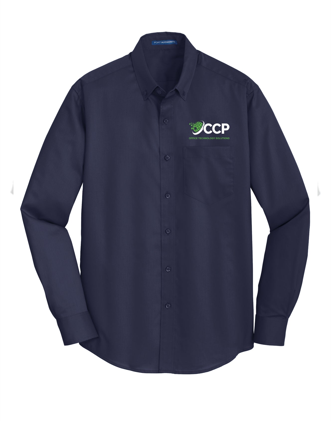 CCP Button Down Embroidered Twill Shirt