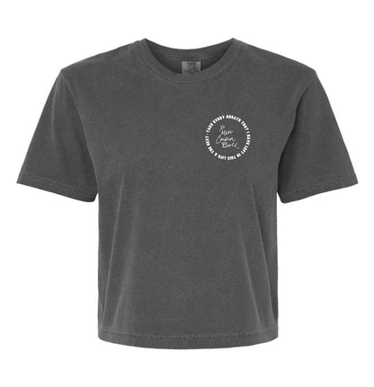 MCB 'Love Me To Death' Women's Comfort Color Heavyweight Boxy T-Shirt
