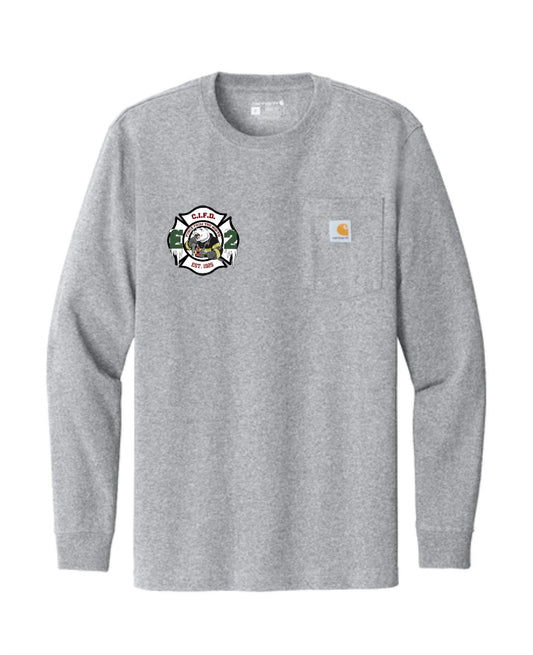 CI FIRE Engine 2 Carhartt ® Workwear Pocket Long Sleeve PRINTED T-Shirt
