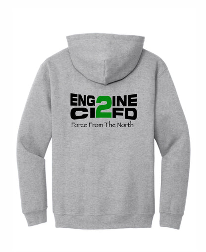 CI FIRE Engine 2 Heavy Blend™ PRINTED Hooded Sweatshirt