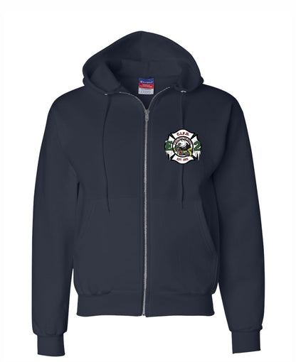 CI FIRE Engine 2 Champion® Powerblend® Full-Zip PRINTED Hoodie