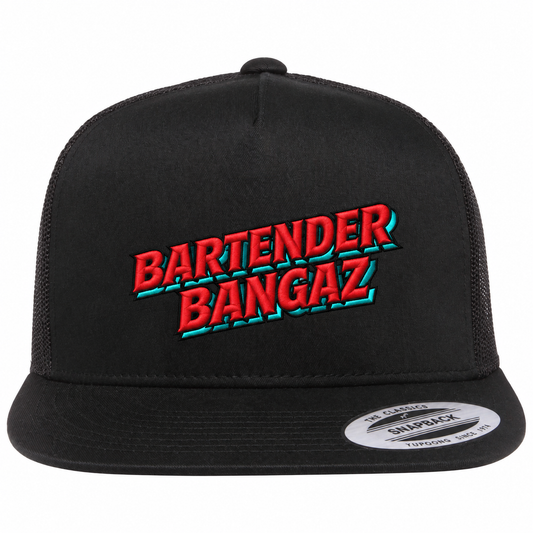 Bartender Bangaz Snap Back Trucker Cap