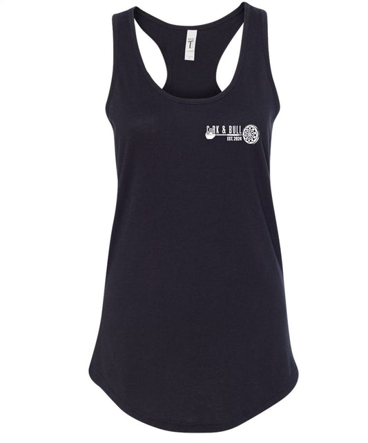 Cork and Bull Women's Ideal Racerback Printed Tank