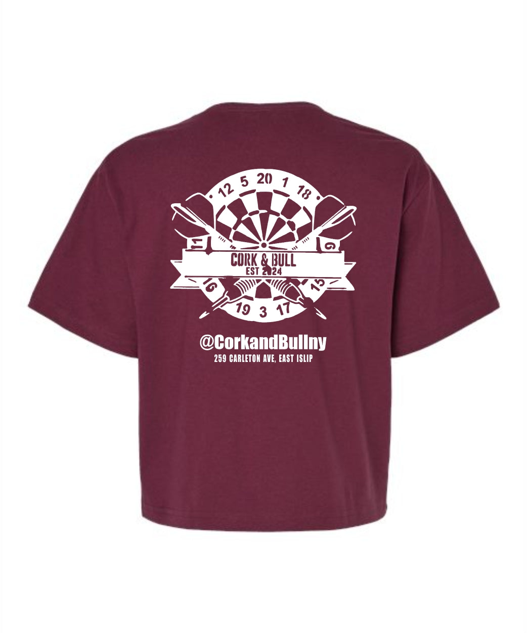 Cork and Bull Fine Jersey Boxy Printed Tee