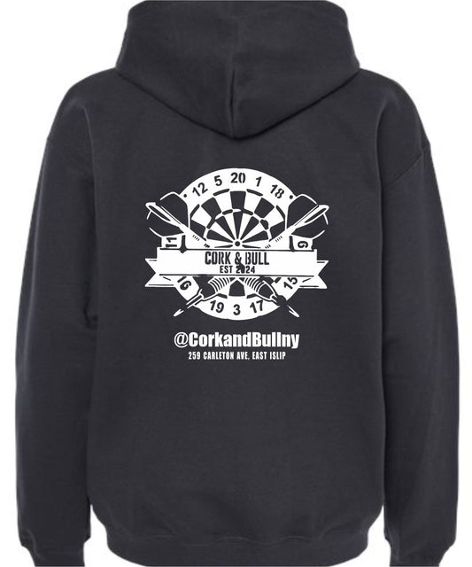 Unisex Softstyle Midweight Hooded Printed Sweatshirt