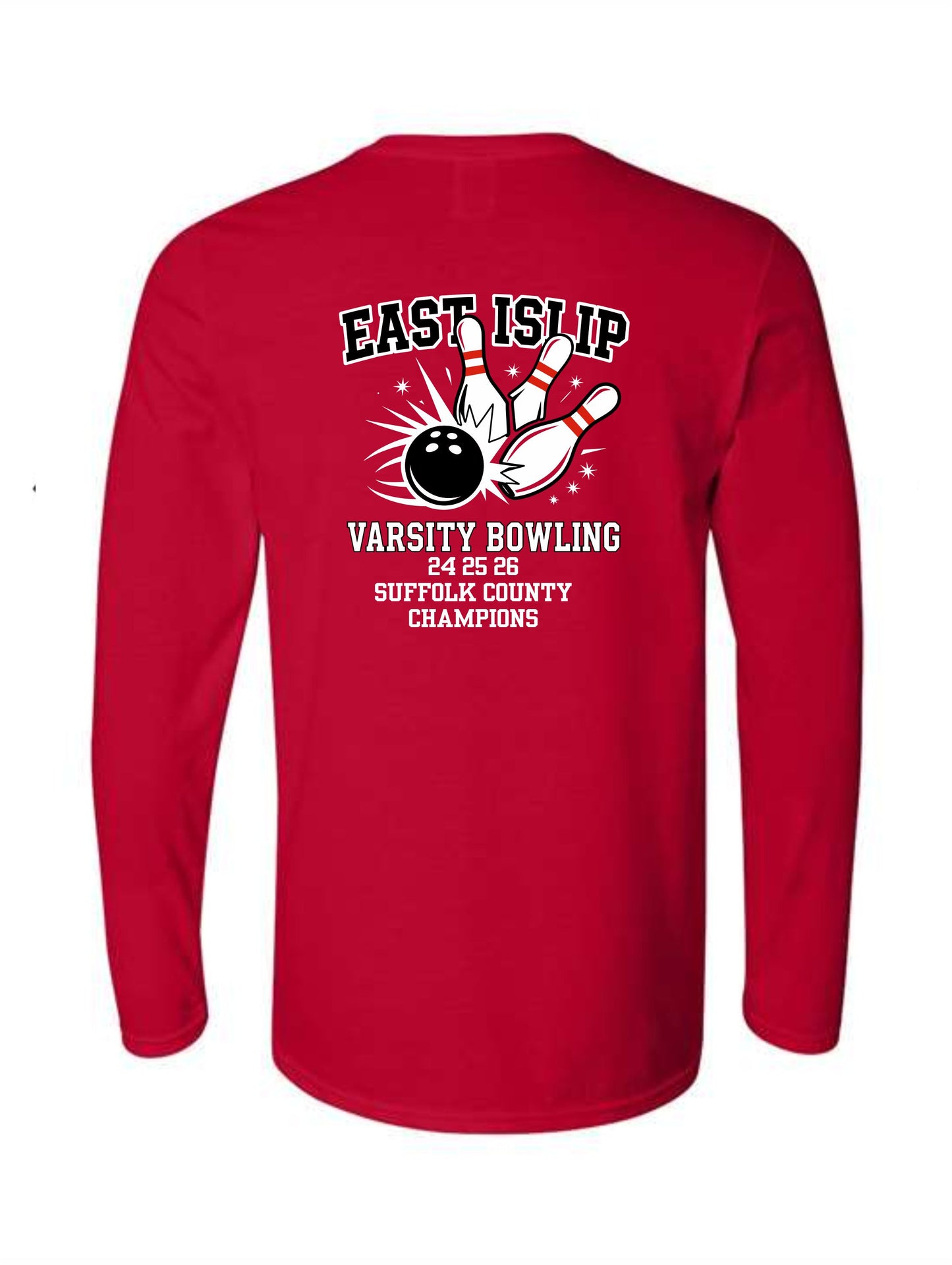 EI Champs GIRLS Longsleeve Softstyle Printed Tee