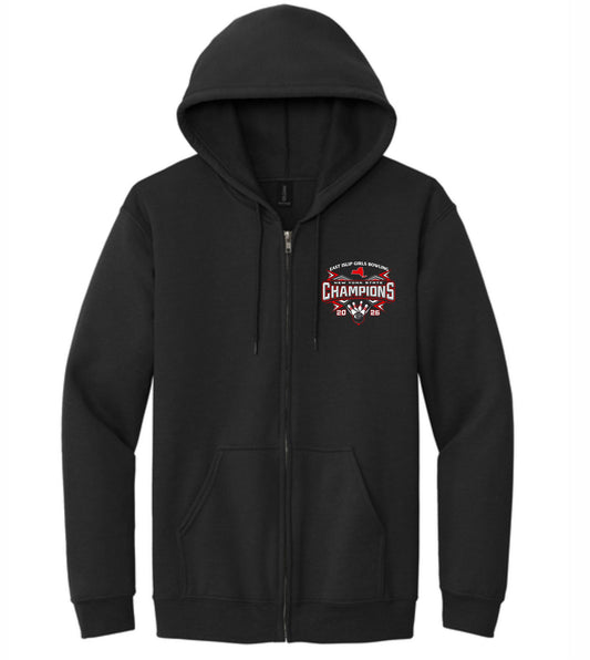 EI State Champs Full Zip Hooded Printed Sweatshirt