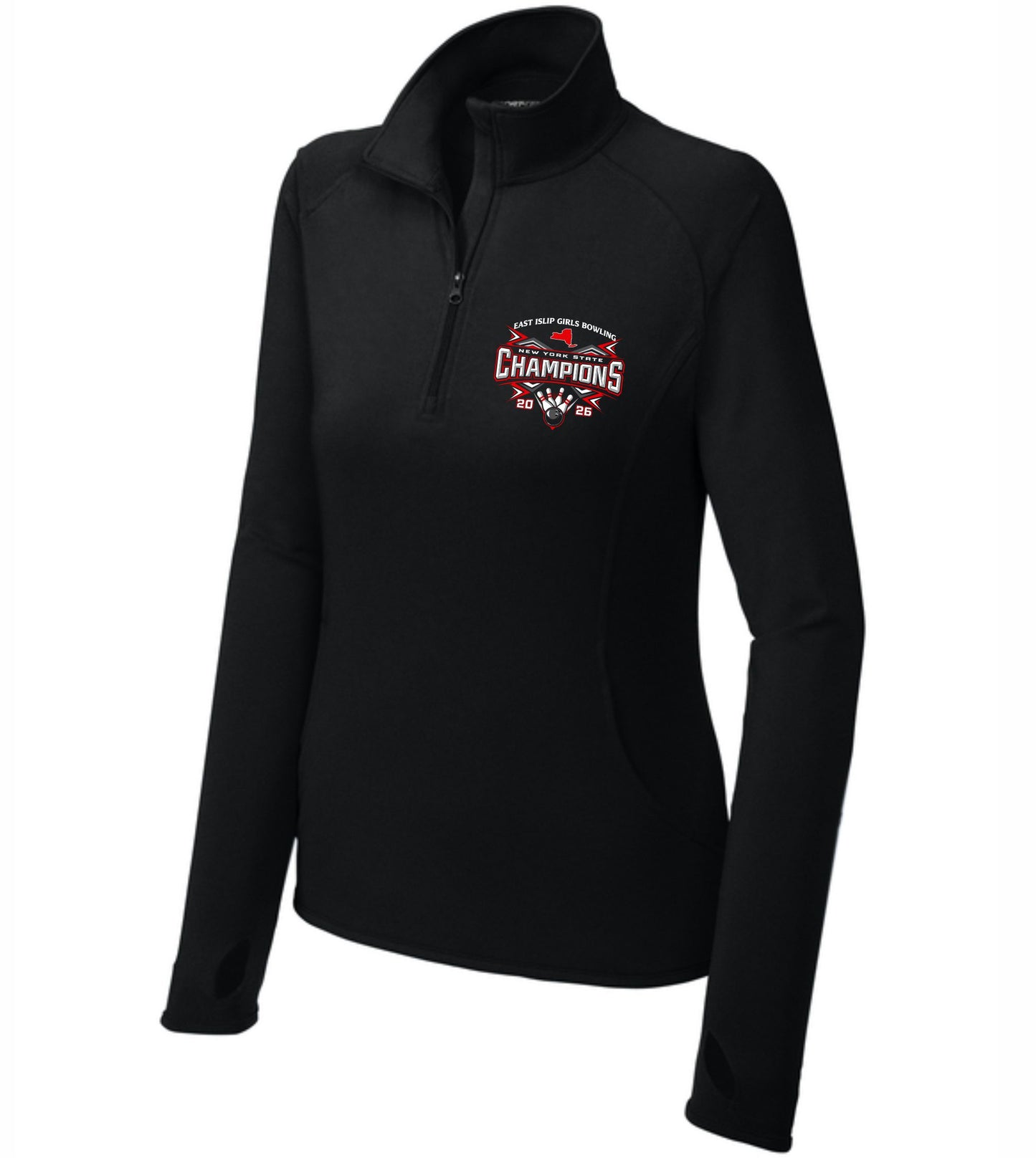 EI State Champs WOMENS Printed Stretch 1/4-Zip Pullover