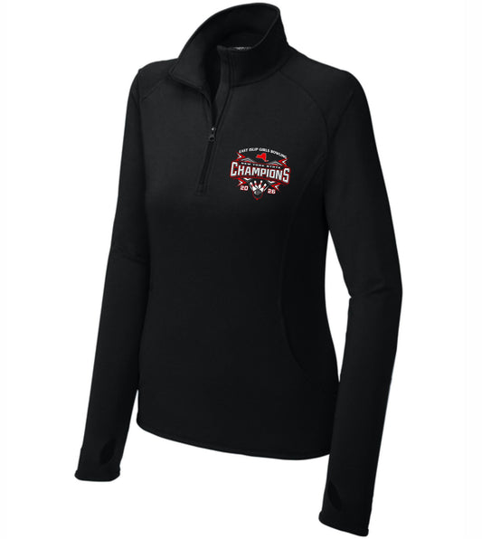 EI State Champs WOMENS Printed Stretch 1/4-Zip Pullover
