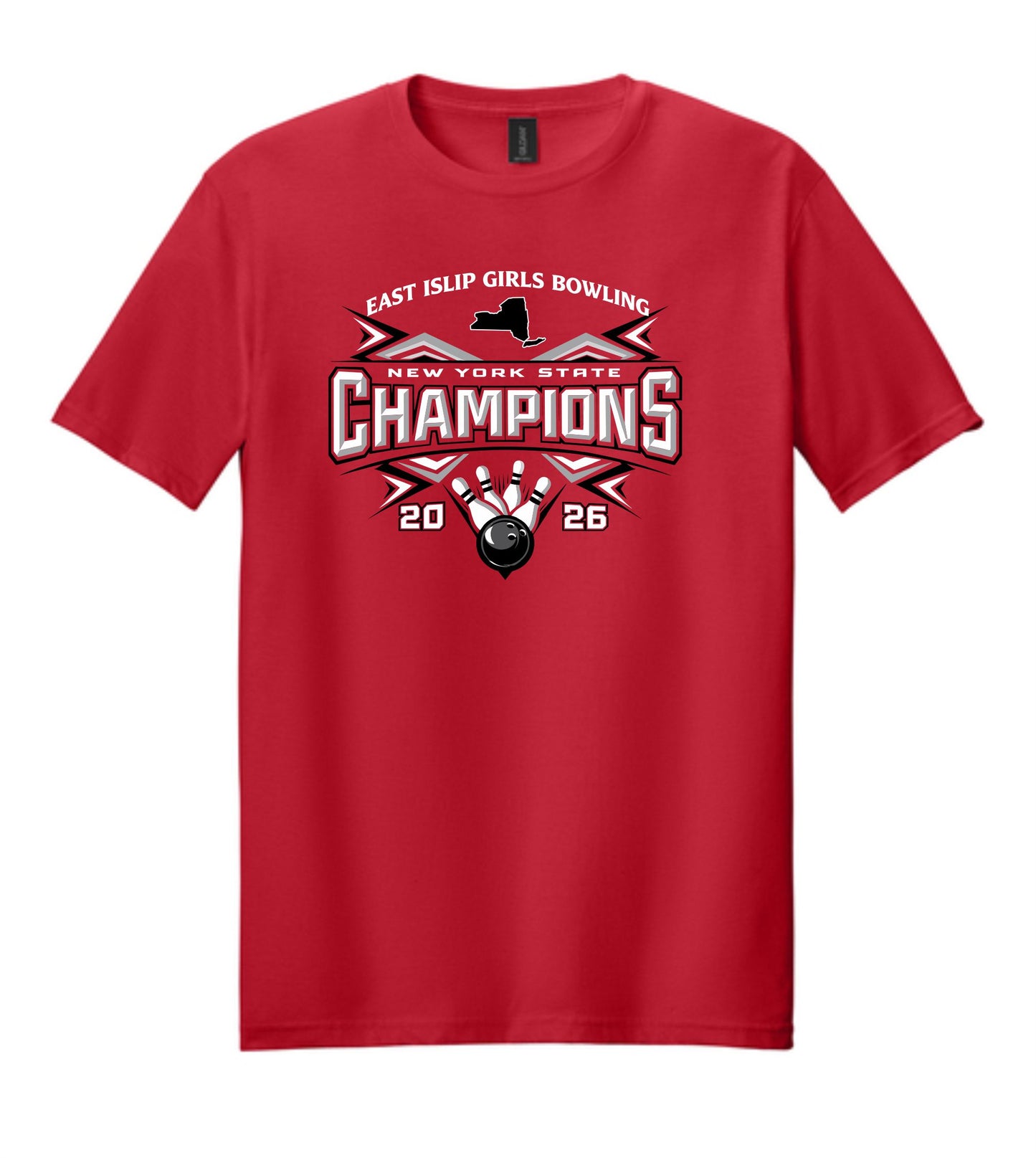 EI Girls Bowling State Champs Printed Tee
