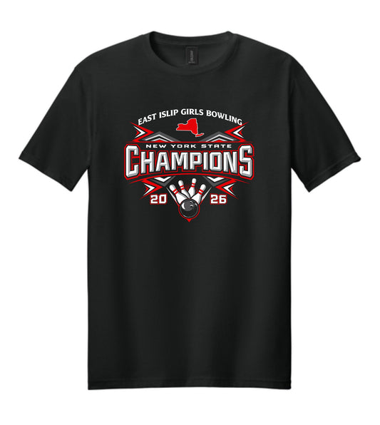 EI Girls Bowling State Champs Printed Tee