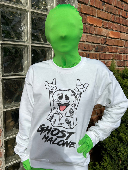 Ghost Malone Midweight Crewneck Sweatshirt