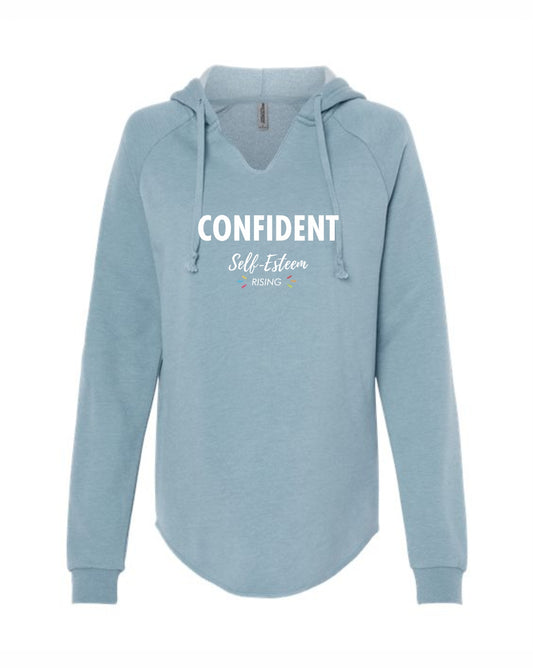 HFF 'Confident Era' Women’s Lightweight Hooded Printed Sweatshirt