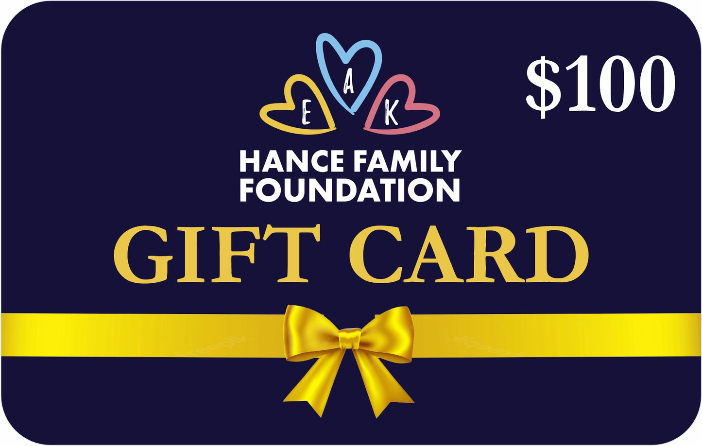 Hance Foundation Gift Card