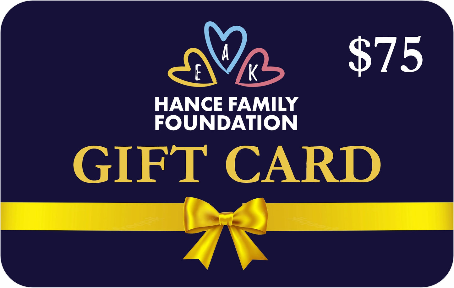 Hance Foundation Gift Card