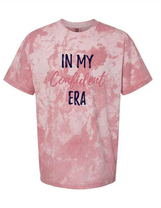 'Confident Era' Tie Dye Printed Tee