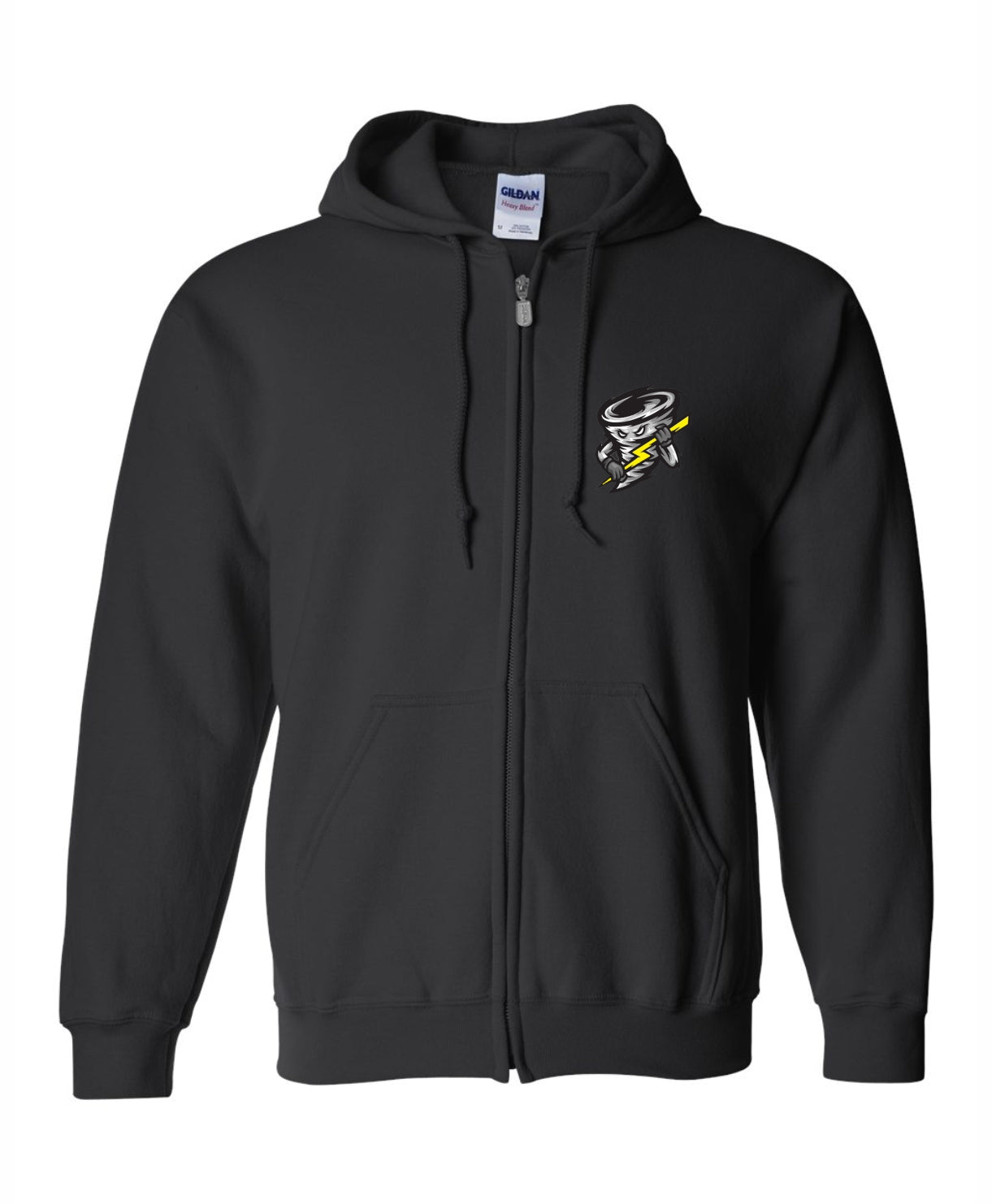 Harborfields Full Zip Hooded Printed Sweatshirt