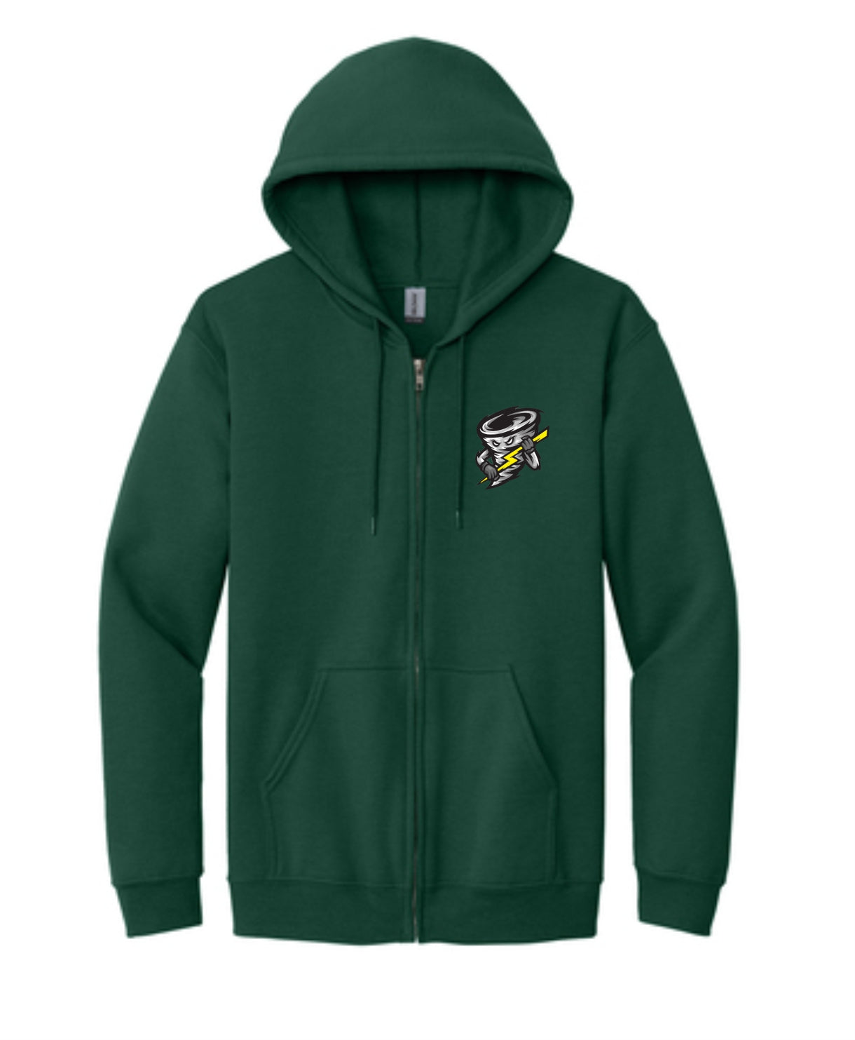 Harborfields Full Zip Hooded Printed Sweatshirt