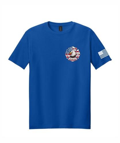 ITFD American Flag Maltese Design Unisex Printed Tee