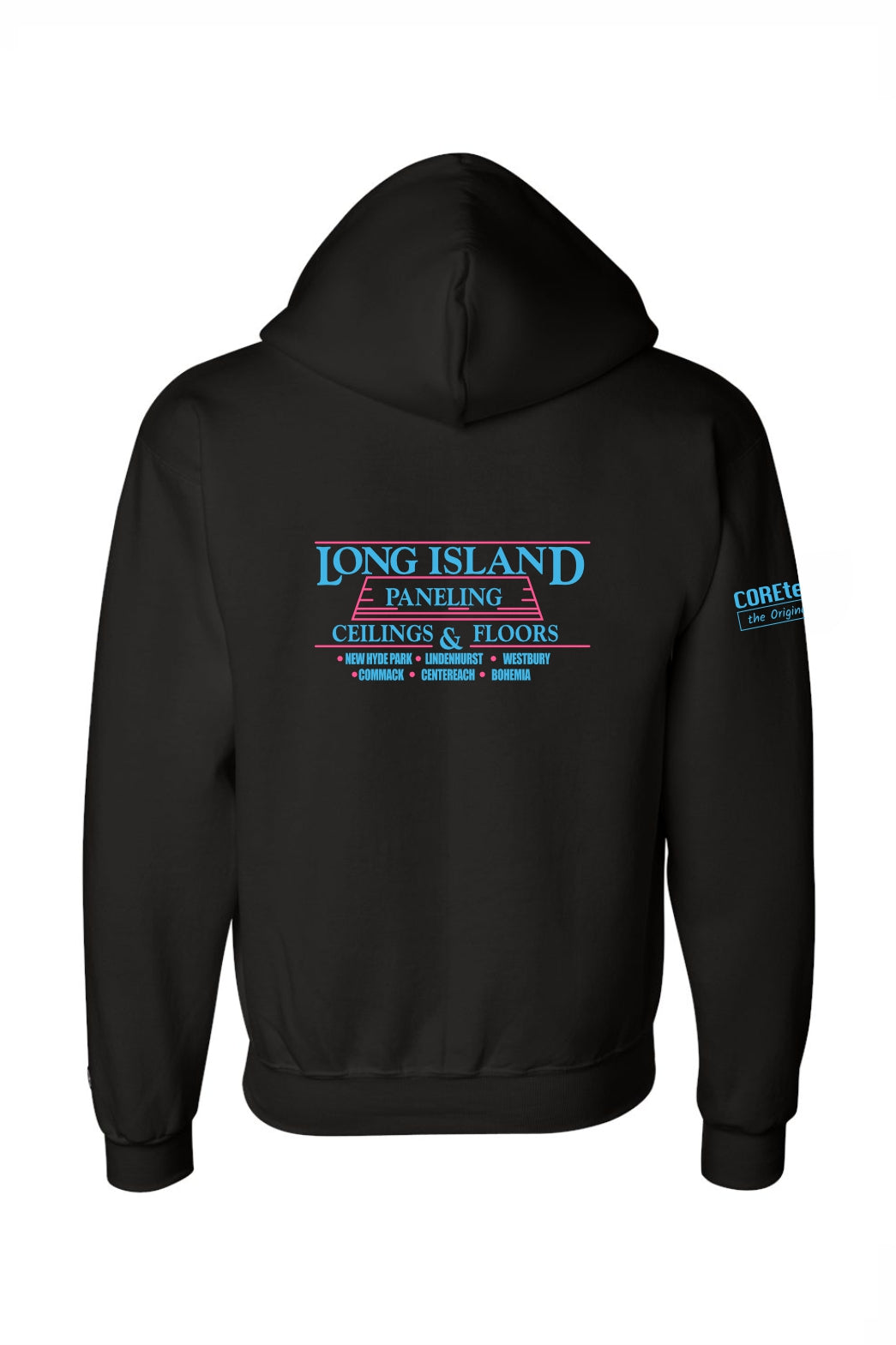 Long Island Paneling Champion® Powerblend® Full-Zip Printed Hoodie