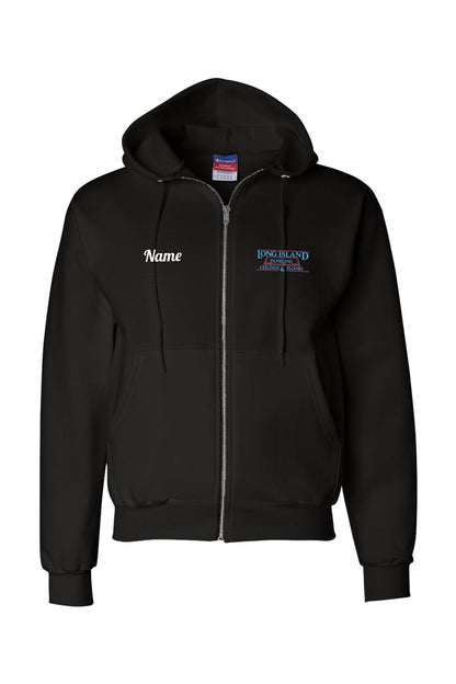 Long Island Paneling Champion® Powerblend® Full-Zip Printed Hoodie