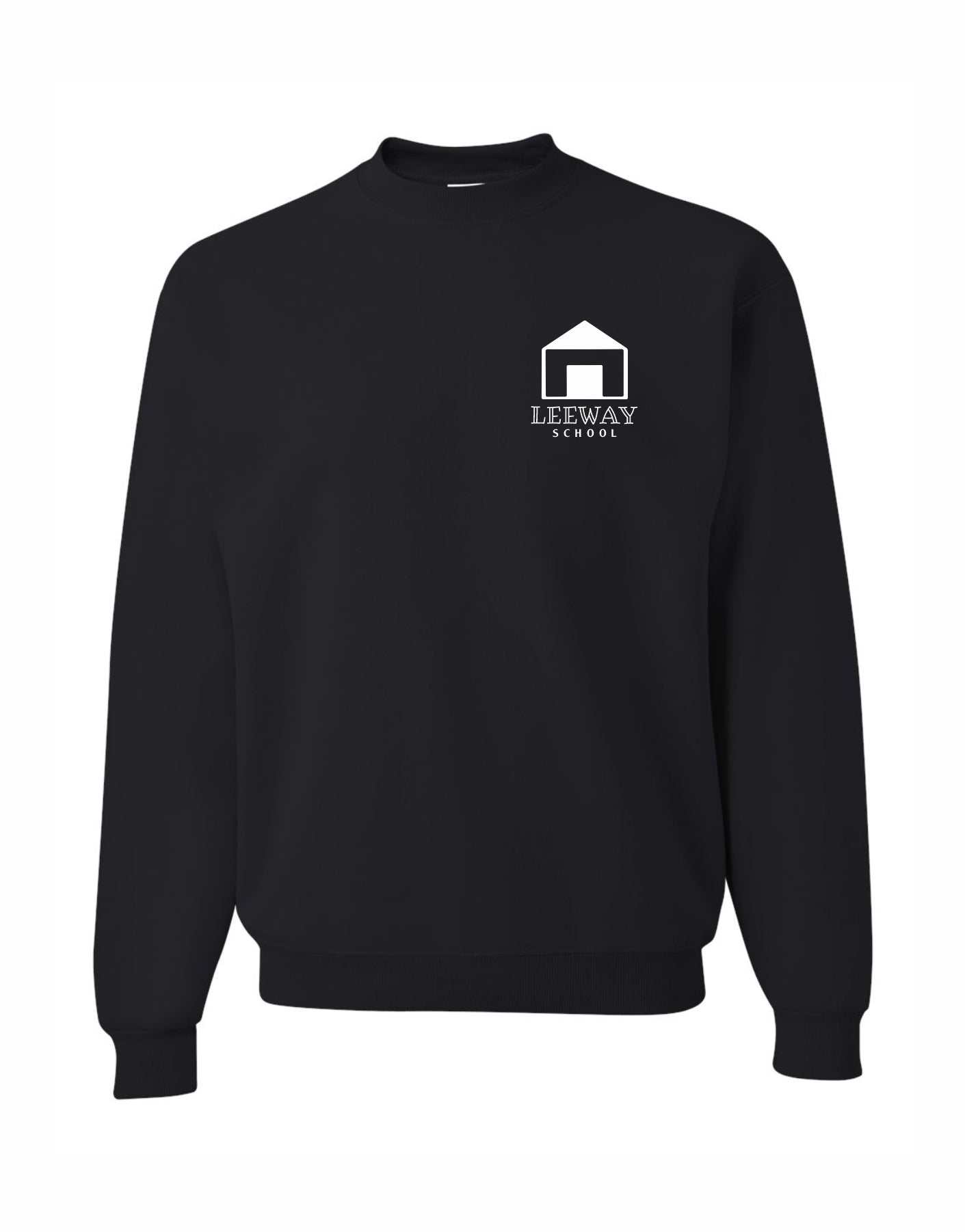 Leeway School Crew Neck Sweatshirt - LEFT CHEST PRINT