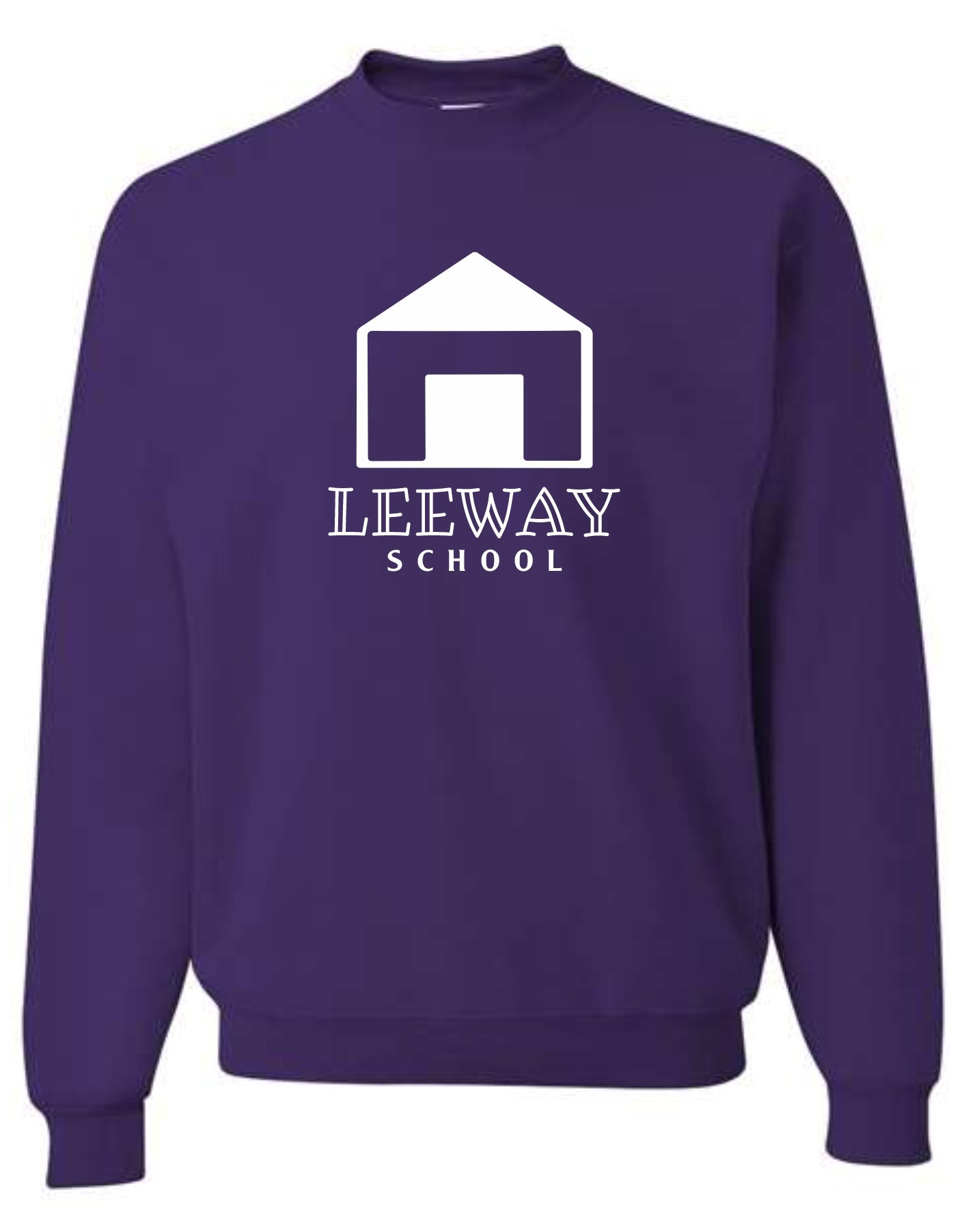 Leeway School Crew Neck Sweatshirt - FULL FRONT PRINT