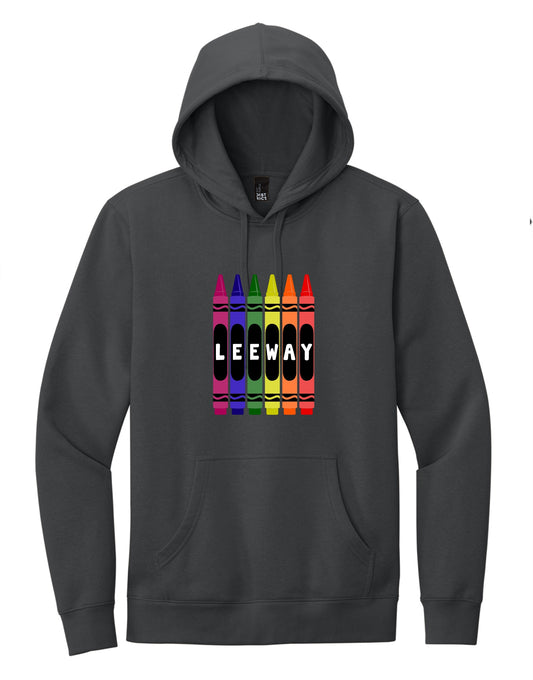 Leeway School ADULT Crayon Unisex Printed Hoodie